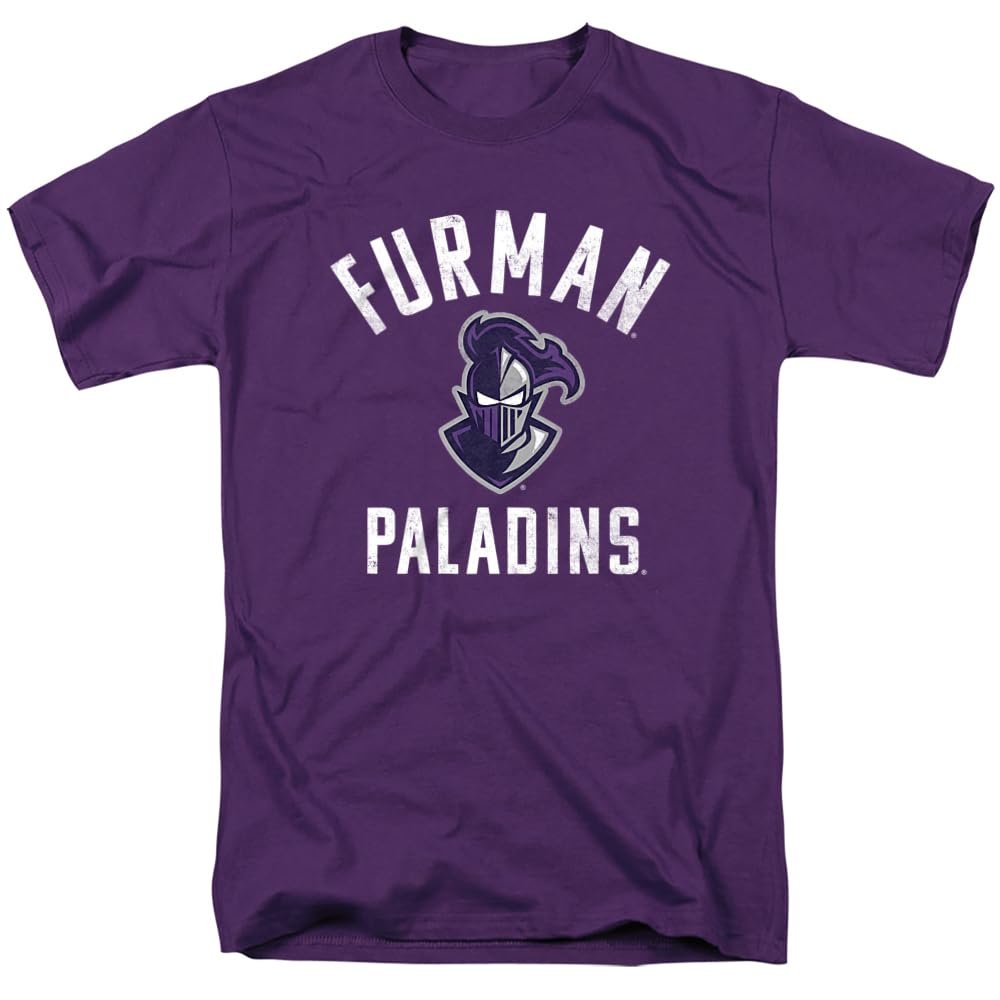 Furman University Large Unisex Adult T Shirt, Purple, X-Large