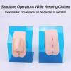 Anatomical models of internal and external genitalia, Catheter Practice Model Anatomy Model with Storage Bag, Catheter Urinary Catheterization Model Genital Model for Medical Education and Training.(M view 2