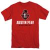 Austin Peay State University Large Unisex Adult T Shirt, Red, 4X-Large view 1