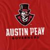 Austin Peay State University Large Unisex Adult T Shirt, Red, 4X-Large view 2