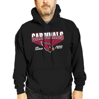 Team Fan Apparel NFL Adult Unisex Vintage Block Ultra Soft Fleece Hooded Sweatshirt, Officially Licensed Football Performance Hoodie (Arizona Cardinals - Black, Small)