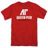 Austin Peay State University Stacked Unisex Adult T Shirt, Red, 2X-Large view 1