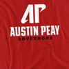 Austin Peay State University Stacked Unisex Adult T Shirt, Red, 2X-Large view 2