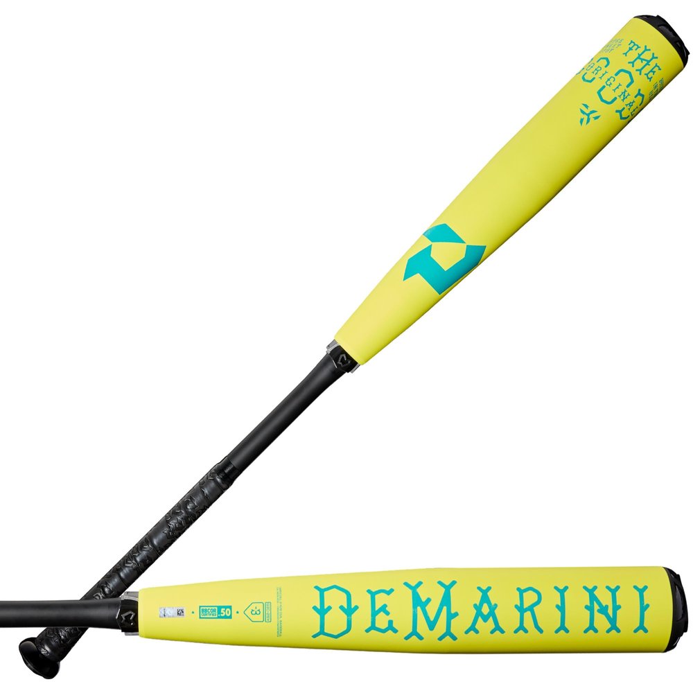 DeMarini 2025 The Goods (-3) BBCOR Baseball Bat - Neon Yellow, 32"/29 oz