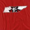 Austin Peay State University State Shape Unisex Adult T Shirt, Red, 2X-Large view 2