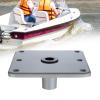 FJMQHU Boat Seat Base Marine Hardware 7inchx7inch Sturdy Marine Pedestal Base view 3
