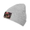 HCLYvexiria Beanie Hat for Women Men Knitted Hat Mushrooms Butterflies Beanie Warm Winter Hat Knit Hat Gray