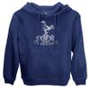 1863FC Tottenham Hotspur Retro Mono Badge Fleece Pullover Hoodie - Navy (US, Alpha, Large, Regular, Regular, Navy) view 1
