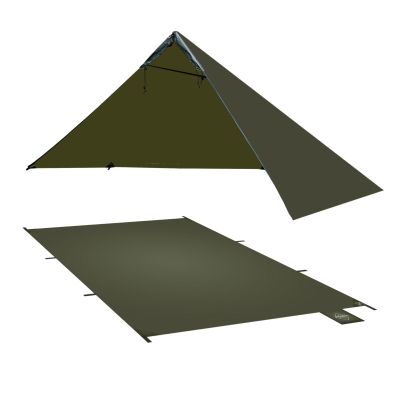 Onewind Ultralight Shelter and Footprint, Lightweight Poncho Shelter with 4000mm WaterproofTent Footprint