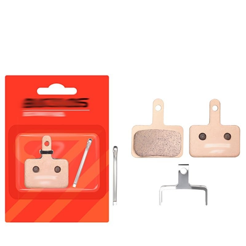 GRASKY Sintered-Metal Brake Pads Compatible with B01S B05S Bicycle Hydraulic Disc Brake Pads Metallic Bike Brake Pad Mountain Bike Part(Sintered 10Pairs)