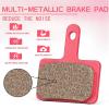 GRASKY Bicycle Hydraulic Disc Brake Pads Compatible with MT200 Metallic Brake Pads Metal Road Mountain Bike Brake Pads Compatible with B01S B03S B05S(Mult-Metallic 8Pairs) view 3