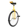 DYNAMI 24 Inch Unicycle for Adults,Outdoor Sports Wheel Unicycle with Manganese Steel Frame and Aluminum Alloy Rim,Adjustable Height,Load 154 lbs,Anti-slip For Outdoor Sports Fitness Exercise (Yellow) view 1