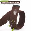 WHIPPY 2 Pack Canvas Web Belt Flip-Top Solid Black Military Buckle Fully Adjustable Mens Webbing Belts Cut To Fit Black+Coffee L view 2