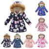 AIMAOMI Girls Winter Coat Warm Heavyweight Mediun Length Jackets Down-like Cotton Wadding Outwear Kids Winter (Black, 10-11 Years) view 1