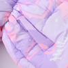 AIMAOMI Girls' Long Flower Printing Bowknot Winter Hooded Down Jacket Warm Winter Coats Hooded Snowsuit Kids (C, 5-6 Years) view 3