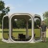 HOOYEAH Pop-up Screen House Tent, Portable Screen Room Camping Canopy Instant Screen Tent Ultimate Outdoor Shelter with Carry Bag for Patio, Backyard, Garden and Outdoor Activities, 10x10 view 1