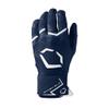 EvoShield Carbyne Adult Batting Gloves with Strap - Navy, Large view 2
