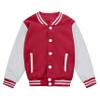 NICNZQI Kids Varsity Jacket Girls Boys Baseball Jacket Bomber Coat School Uniform with Pocket view 1