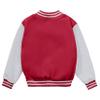 NICNZQI Kids Varsity Jacket Girls Boys Baseball Jacket Bomber Coat School Uniform with Pocket view 3