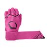 EvoShield Carbyne Adult Batting Gloves with Strap - Hot Pink, X-Large view 4