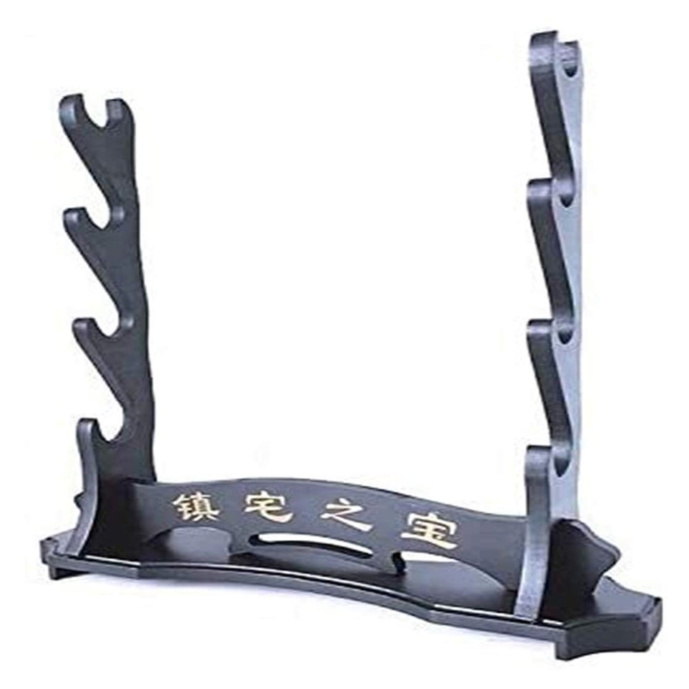 A1DFDFGOQSFG Sword Stand Wood Floor Stand Katana Display Suitable for Samurai Sword Holder 4Tier Samurai Sword Holder