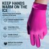 Kami-So Figure Skating Gloves with Velvet | Ice Skating Thermal Gloves | Ideal for Figure Skates Practice and Training | Soft and Stretch Fit for Women | Warm Lined & Durable | Black, CS (79) view 2