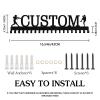 Personalized Medal Holders with Name Metal Display Rack for Awards Ribbons - Metal Custom Plaques Hanger for Wall Mount Hold Hanger Display Customized Sports Ribbon Holder Gift for Athletes Boy Girl view 2