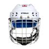 Zxpjkyu Hockey Helmet Sports Helmet Ice Speed Skate Helmet for Game Practice Training, L view 1