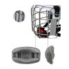 Zxpjkyu Hockey Helmet Sports Helmet Ice Speed Skate Helmet for Game Practice Training, L view 2