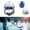 Zxpjkyu Hockey Helmet Sports Helmet Ice Speed Skate Helmet for Game Practice Training, L view 4