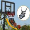 QYQCXGL Basketball Shot Returner Portable Basketball Return Attachment, Black Ball Return System - Supports 360 Rotating, Basketball Shooting Aid Trainer, Easy to Install view 2