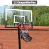QYQCXGL Basketball Shot Returner Portable Basketball Return Attachment, Black Ball Return System - Supports 360 Rotating, Basketball Shooting Aid Trainer, Easy to Install view 4