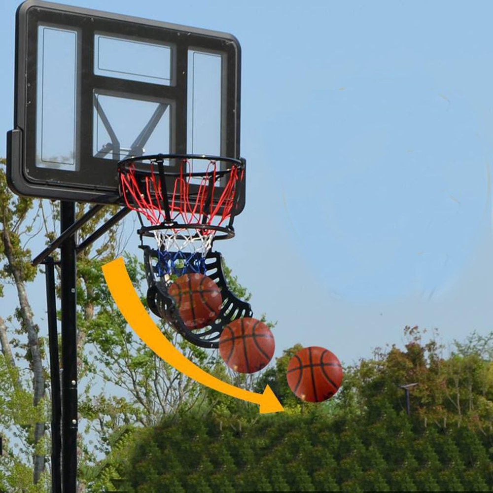 QYQCXGL Strong Load-Bearing Training Camps Free-Throw Practice Chute Shot Returner Net Return System Set, Universal Shooting Rebounder Machine, Basketball Hoop Accessories
