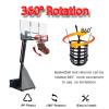 QYQCXGL Strong Load-Bearing Training Camps Free-Throw Practice Chute Shot Returner Net Return System Set, Universal Shooting Rebounder Machine, Basketball Hoop Accessories view 4
