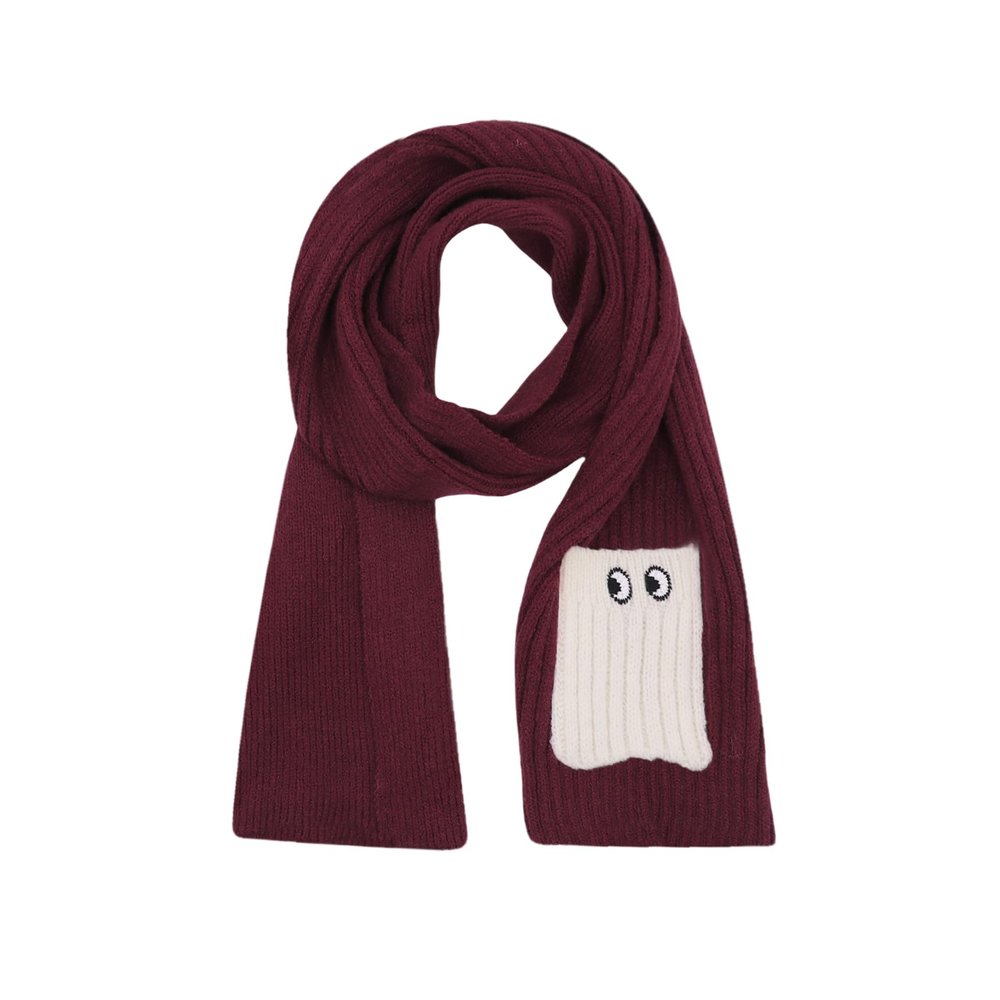 Eilova Orityle Winter Kids Scarf Cute Pocket Knit Scarves Shawl Wrap Soft Warm Neck Warmer for Toddler Little Girls Boys