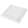 BAFOVY White Wooden Catchall Tray, Desktop Storage Organizer Valet Tray for Jewelry, Cosmetics, Food, Space Saving Design, Toilet Top, Countertop Storage view 1