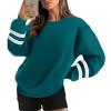 Fleece Sweatshirts Trendy Plus Size Sweatshirts for Women Oversized Sweatshirts Long Sleeve Shirts Winter Warm Pullover Sweaters Cute Fall Outfits Casual Autumn Comfrt Hoodie Christmas Sweatshirts view 2
