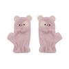 Eilova Orityle Girls Winter Convertible Mittens Cute Animal Bear Fleece Lined Warm Flap Cover Gloves Mitten for Kids view 1