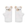 Eilova Orityle Girls Winter Convertible Mittens Cute Animal Bear Fleece Lined Warm Flap Cover Gloves Mitten for Kids view 1