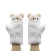 Eilova Orityle Girls Winter Convertible Mittens Cute Animal Bear Fleece Lined Warm Flap Cover Gloves Mitten for Kids view 3