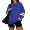 midelxp Fleece Sweatshirts Trendy Womens Plus Size Sweatshirts Oversized Sweatshirts Long Sleeve Shirts Winter Warm Fleece Pullover Cute Fall Outfits Plain Autumn Comfrt Hoodie Cotton Sweatshirts view 1