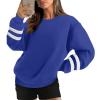 midelxp Fleece Sweatshirts Trendy Womens Plus Size Sweatshirts Oversized Sweatshirts Long Sleeve Shirts Winter Warm Fleece Pullover Cute Fall Outfits Plain Autumn Comfrt Hoodie Cotton Sweatshirts view 2