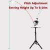 JYXYXSCP Badminton Training Machine,Automatic Serve Machine w/2-4S Frequency.Adjustable Tee-Off Distance(1.5-2M/6.5-7M) Time(1-5S) and Lift(6-10m) view 2