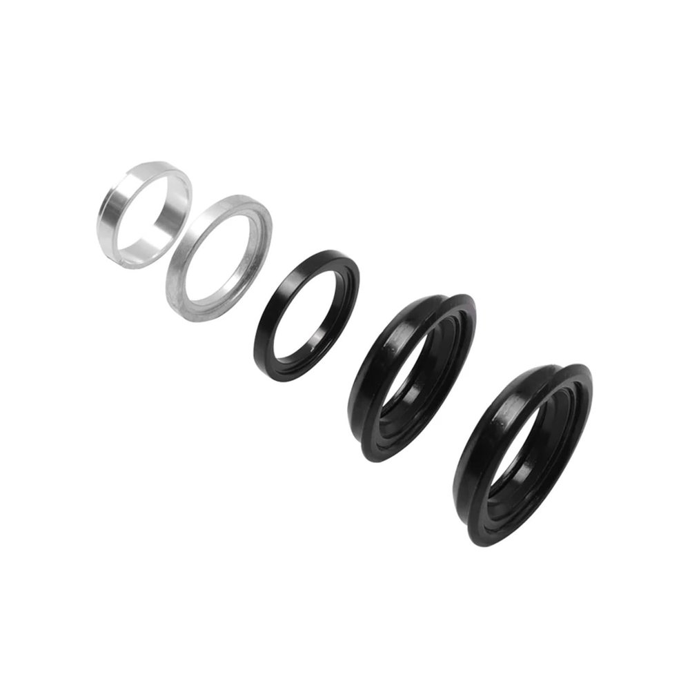 huiyany Electric Scooter Bearings Electric Scooter Front Fork Tube Metal Circle Bearing Bowl Compatible with Ninebot G30/G30D Aluminum Bearings Ring Rotating Steering Sets(A Set)