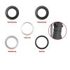 huiyany Electric Scooter Bearings Electric Scooter Front Fork Tube Metal Circle Bearing Bowl Compatible with Ninebot G30/G30D Aluminum Bearings Ring Rotating Steering Sets(A Set) view 2