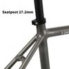BSFHQS Bike Frameset 700C Road Bike Frame Quick Release Frame 100/130MM Aluminum Alloy Bike Frame 47cm 50cm 53cm C Brake/Rim Brake Frame Semi-Internal Routing(Gloss Black,53cm) view 4