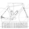 BSFHQS Bike Frame Road Bike Frameset 700C Disc Brake Frame 44cm 47cm 50cm 53cm 56cm Cr-mo Steel Bike Frame Quick Release Frame 100/135mm QR BSA BB68mm(Cement Grey,56cm) view 2