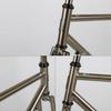 BSFHQS Bike Frame Road Bike Frameset 700C Disc Brake Frame 44cm 47cm 50cm 53cm 56cm Cr-mo Steel Bike Frame Quick Release Frame 100/135mm QR BSA BB68mm(Gloss Black,56cm) view 4