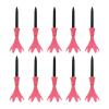 Enlybee 10Pcs Plastic Golf Tees, Adjustable Height and Inclination, 6 Prong Heads for Stability, Wear Resistance, Ideal Gift for Golfers, On Course Golf Accessories (Pink) view 4