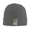 American Crane Operator Beanie for Men Women Knit Cuffed Beanies Warm Winter Hat Skull Cap Deep Heather